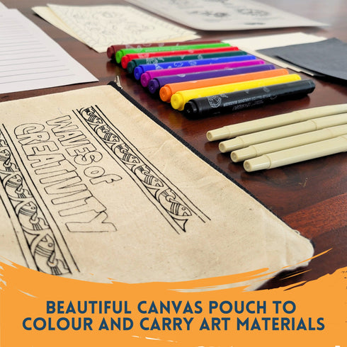 Madhubani Magic DIY Art Kit: Unwind With An Iconic Indian Art Tradition